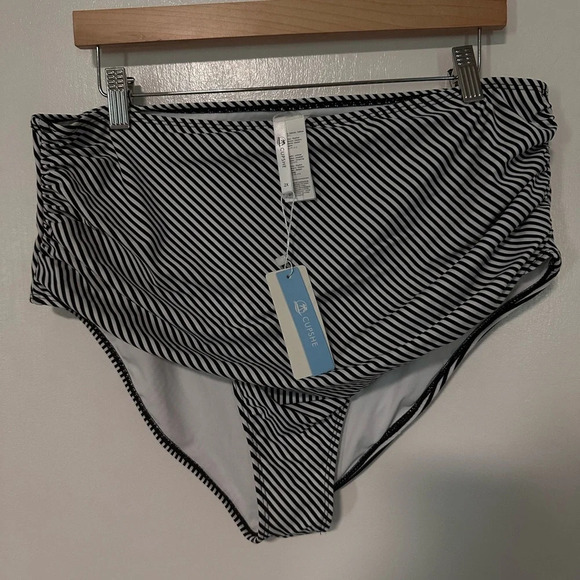 Cupshe NEW high rise 2X swim bottoms #1273 - Picture 1 of 6